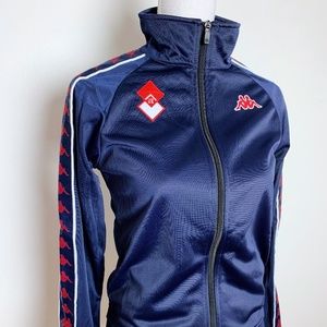 NWT Kappa 222 Banda Blue Slim Jacket